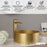 Venda Solid Brass Brushed Gold Bathroom Faucet 5