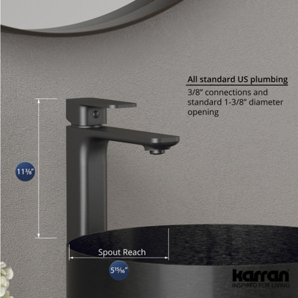 Venda Solid Brass Gunmetal Grey Bathroom Faucet 4