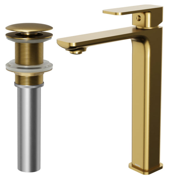 Venda Solid Brass Gold Bathroom Faucet 2