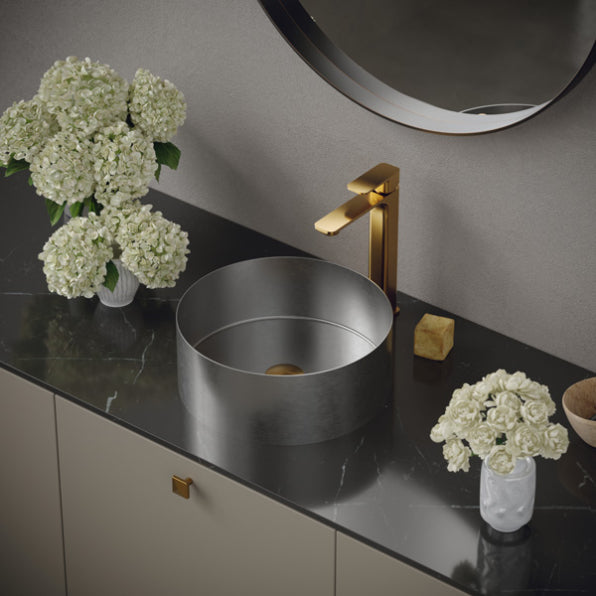 Venda Solid Brass Gold Bathroom Faucet 3