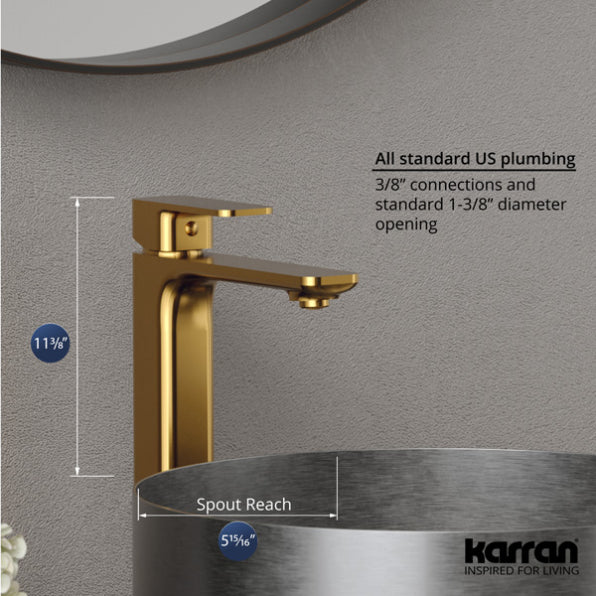 Venda Solid Brass Gold Bathroom Faucet 4