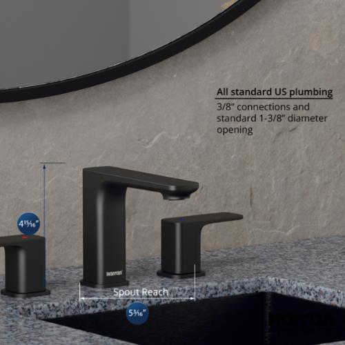 Venda Solid Brass Gunmetal Grey Bathroom Faucet 4