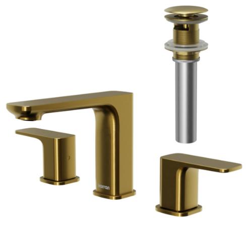 Venda Solid Brass Gold Bathroom Faucet 2