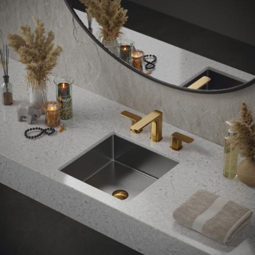 Venda Solid Brass Gold Bathroom Faucet 3