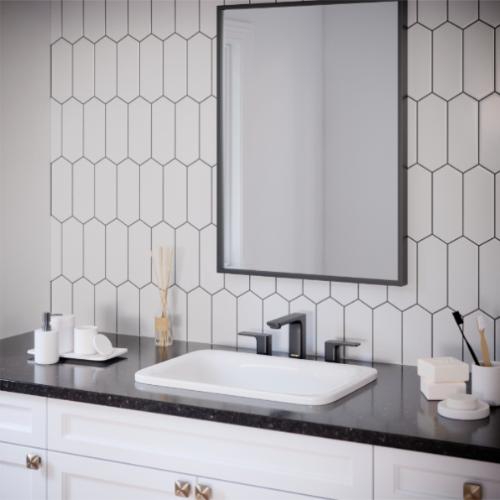 Venda Solid Brass Matte Black Bathroom Faucet 3