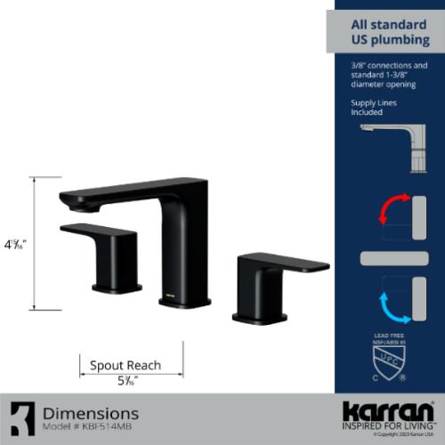 Venda Solid Brass Matte Black Bathroom Faucet 4