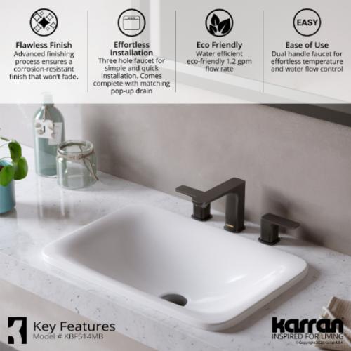 Venda Solid Brass Matte Black Bathroom Faucet 5