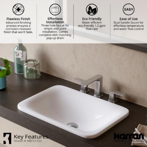 Venda Solid Brass Stainless Steel Bathroom Faucet 5