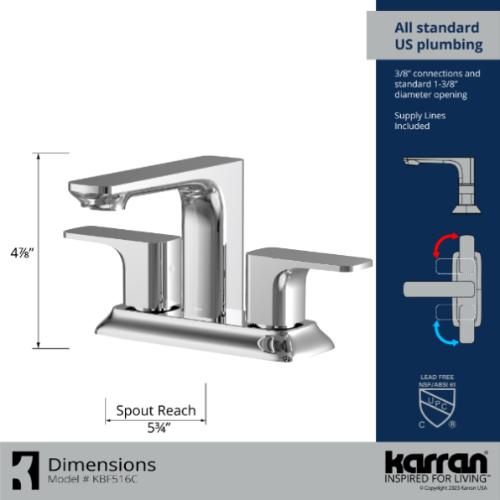 Venda Solid Brass Chrome Bathroom Faucet 4
