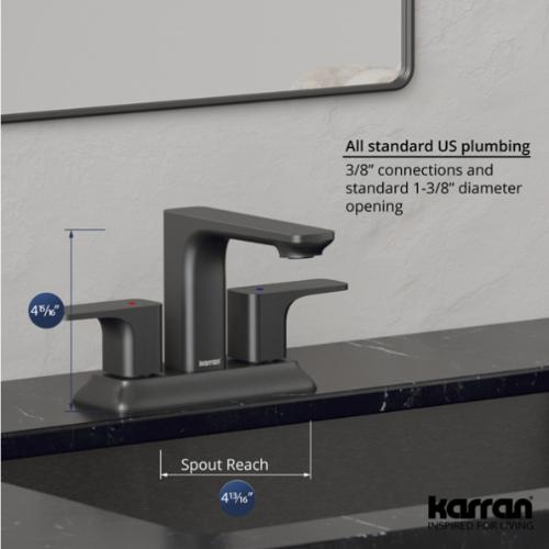 Venda Solid Brass Gunmetal Grey Bathroom Faucet 4