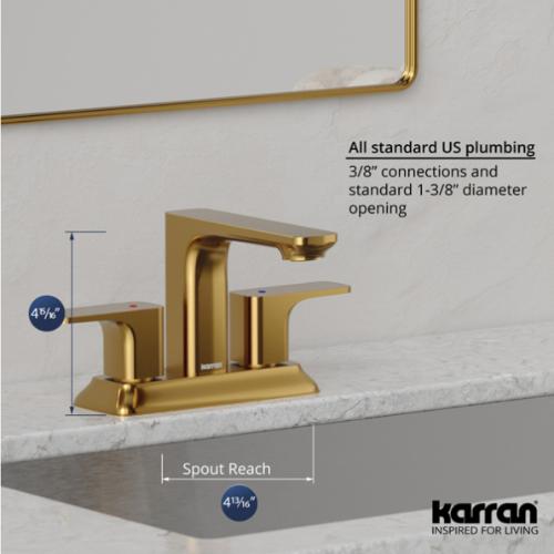 Venda Solid Brass Gold Bathroom Faucet 4