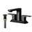 Venda Solid Brass Matte Black Bathroom Faucet 2