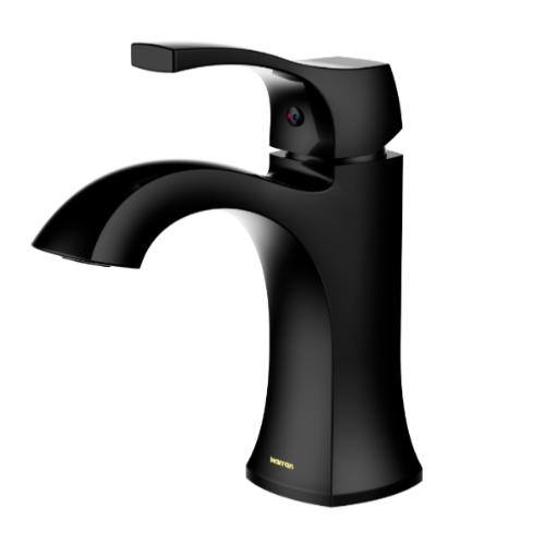 Randburg Solid Brass Matte Black Bathroom Faucet 1