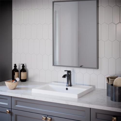 Randburg Solid Brass Matte Black Bathroom Faucet 3