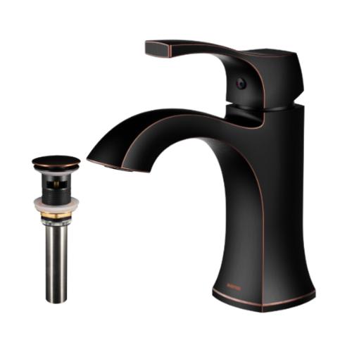 Randburg Solid Brass Oil Rubbed Bronze Bathroom Faucet 2