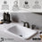 Randburg Solid Brass Matte Black Bathroom Faucet 5