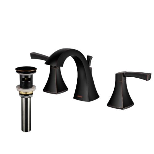 Randburg Solid Brass Oil Rubbed Bronze Bathroom Faucet 2