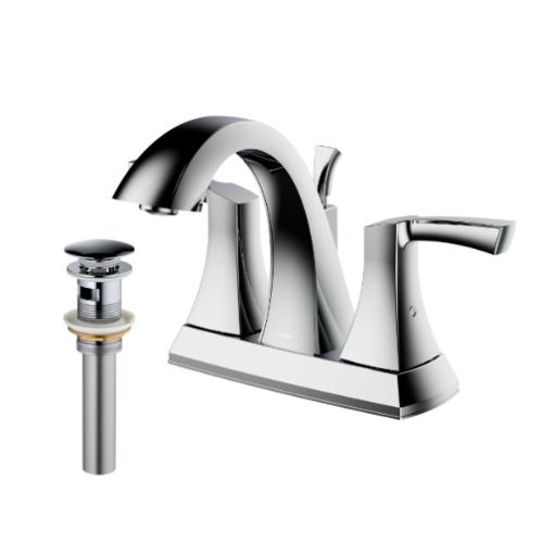 Randburg Solid Brass Chrome Bathroom Faucet 2