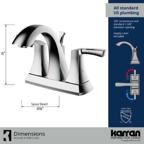 Randburg Solid Brass Chrome Bathroom Faucet 4