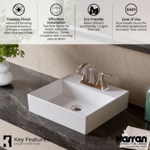 Randburg Solid Brass Chrome Bathroom Faucet 5