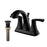 Randburg Solid Brass Matte Black Bathroom Faucet 2