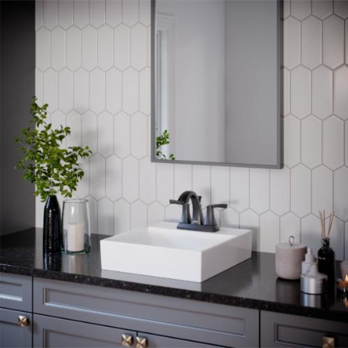 Randburg Solid Brass Matte Black Bathroom Faucet 3