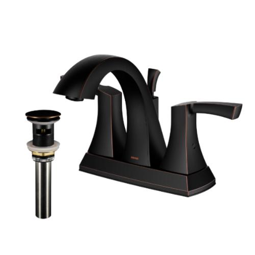 Randburg Solid Brass Oil Rubbed Bronze Bathroom Faucet 2