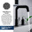 Gillingham Solid Brass Matte Black Bathroom Faucet 5