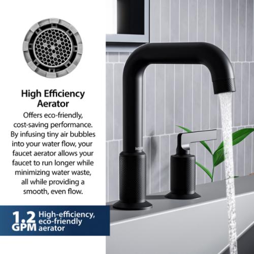 Gillingham Solid Brass Matte Black Bathroom Faucet 5