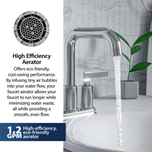 Gillingham Solid Brass Chrome Bathroom Faucet 5