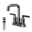 Gillingham Solid Brass Gunmetal Grey Bathroom Faucet 2