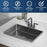 Gillingham Solid Brass Gunmetal Grey Bathroom Faucet 3