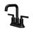 Gillingham Solid Brass Matte Black Bathroom Faucet 1