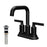 Gillingham Solid Brass Matte Black Bathroom Faucet 2