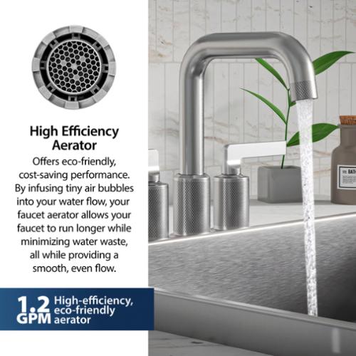 Gillingham Solid Brass Stainless Steel Bathroom Faucet 5