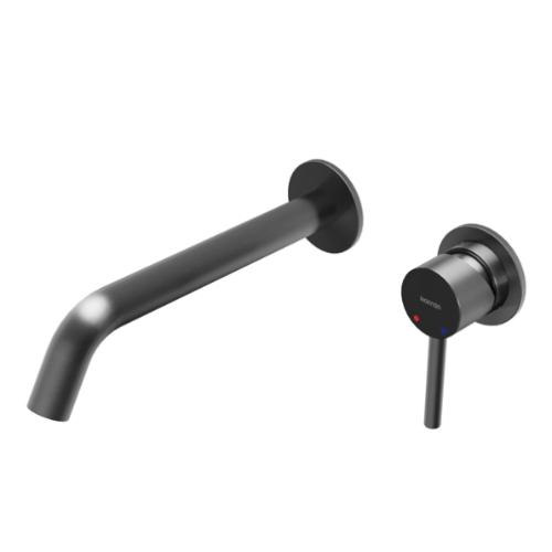 Grantham Solid Brass Gunmetal Grey Bathroom Faucet 1
