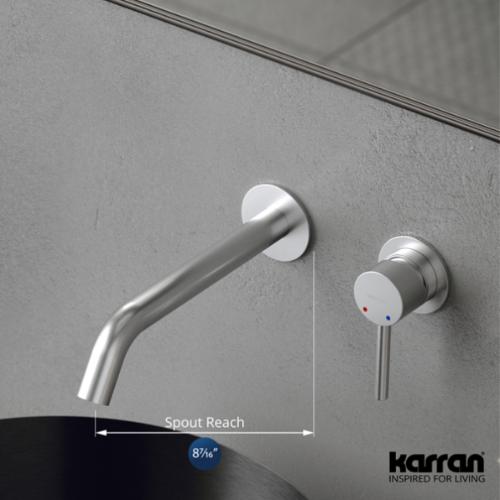 Grantham Solid Brass Stainless Steel Bathroom Faucet 3