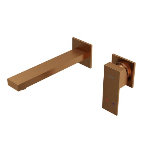 Alberton Solid Brass Brushed Copper Bathroom Faucet 1