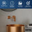 Alberton Solid Brass Brushed Copper Bathroom Faucet 4