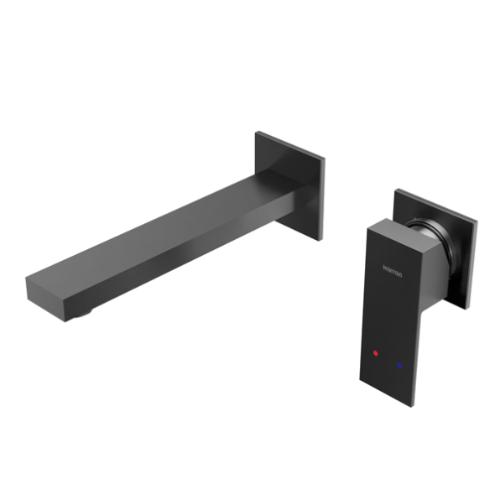 Alberton Solid Brass Gunmetal Grey Bathroom Faucet 1