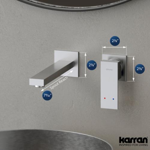 Alberton Solid Brass Stainless Steel Bathroom Faucet 3