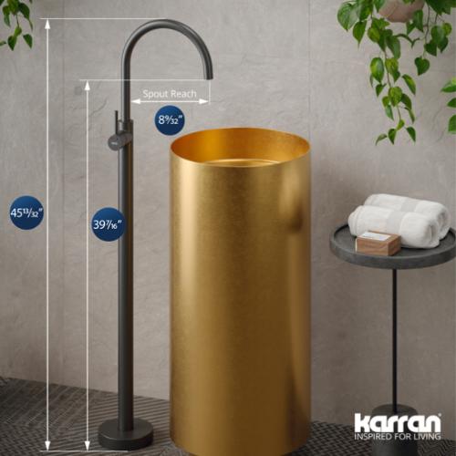 Howick Solid Brass Gunmetal Grey Bathroom Faucet 4