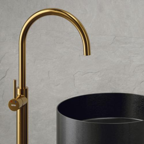 Howick Solid Brass Gold Bathroom Faucet 2