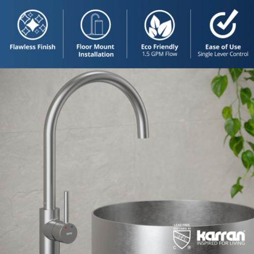 Howick Solid Brass Stainless Steel Bathroom Faucet 5
