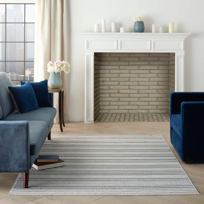 Key Largo Blue KLG01 Polypropylene & Polyester Area Rug - 10 Ft Runner