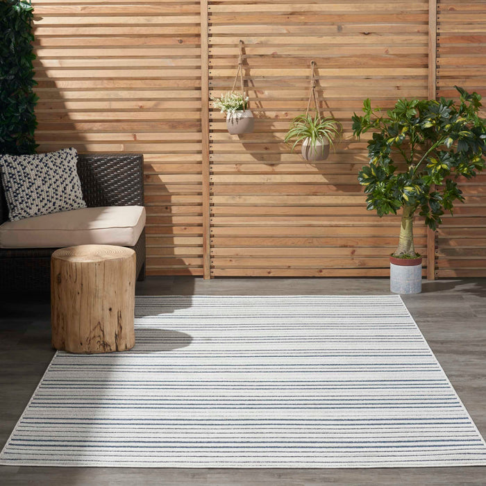 Key Largo Blue KLG01 Polypropylene & Polyester Area Rug - 9 Ft x 12 Ft