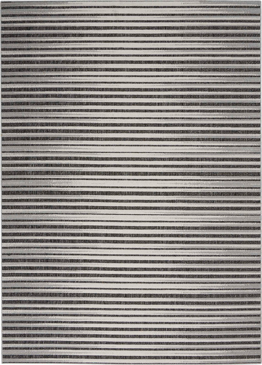 Key Largo Dark Grey KLG01 Polypropylene & Polyester Contemporary Area Rug - 8 Ft Runner