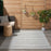Key Largo Dark Grey KLG01 Polypropylene & Polyester Contemporary Area Rug - 8 Ft Runner