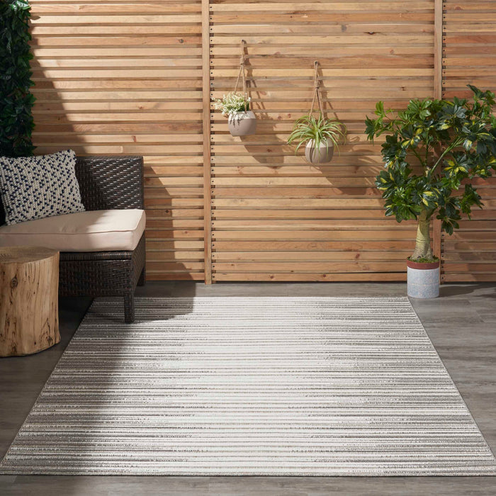 Key Largo Light Grey KLG01 Polypropylene & Polyester Contemporary Area Rug - 8 Ft Runner