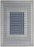 Key Largo Blue KLG02 Polypropylene & Polyester Modern Area Rug - 8 Ft x 10 Ft